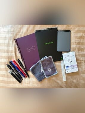 Rocketbook Bundle - Purple, Black & Gray Notebooks